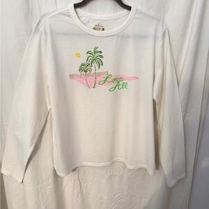 Lilly Pulitzer Luxletic White Shirt